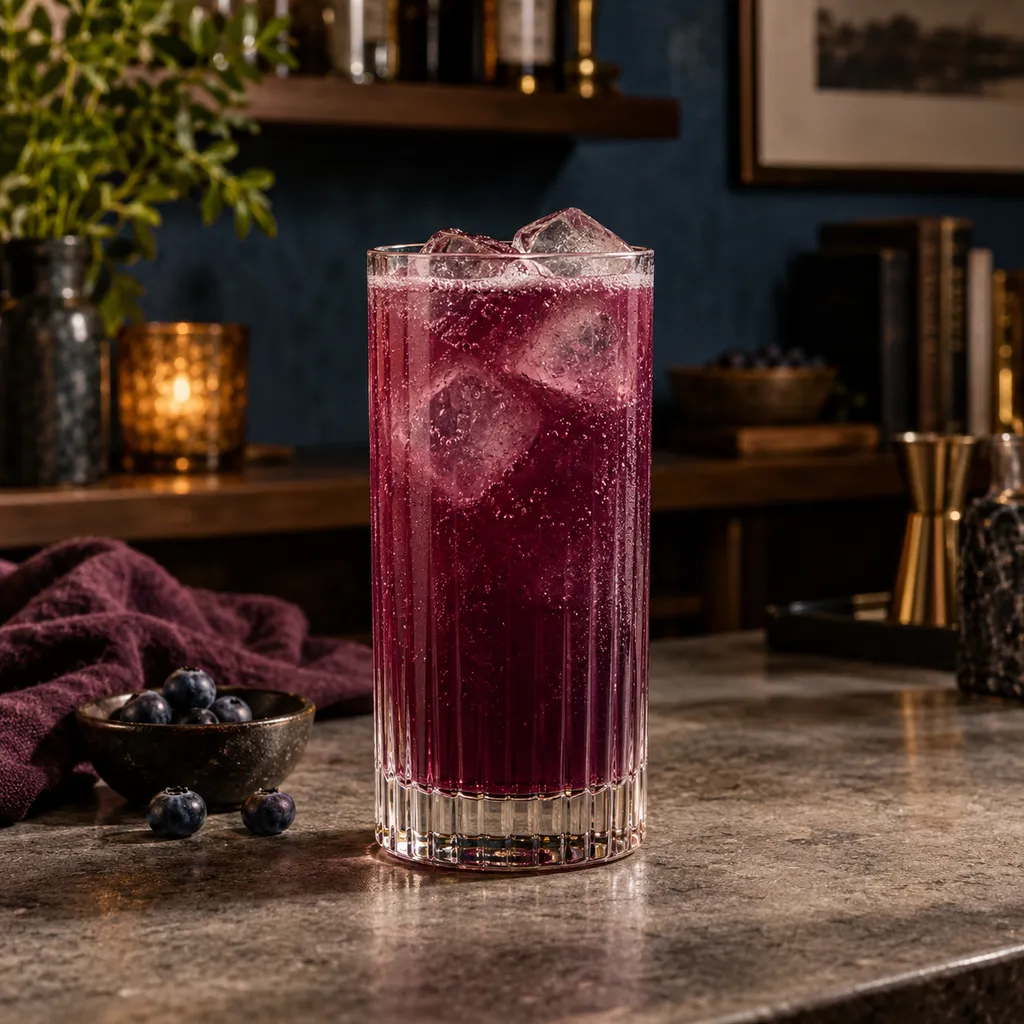 Blueberry Vodka Smash